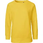 NEUTRAL O 33001 / Dětská raglánová mikina z bio bavlny - yellow 128-134