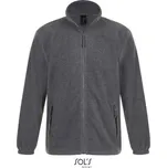 SOL´S NORTH / Pánská fleecová bunda - grey melange 4XL