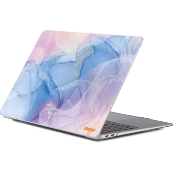 pouzdro na notebook ENKAY 52972 ENKAY MARBLE Pouzdro pro MacBook Air 13 (M2 / M3 / M4) A2681 / A3113 / A3240 PURPLE