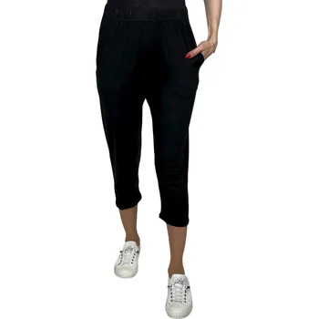 Dámské legíny SL Dámské černé 3/4 legíny s kapsami LADA Barva: Černá, Velikost: 2XL-3XL