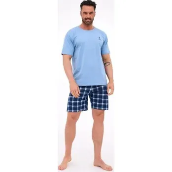 Pánské pyžamo Pánské pyžamo Cornette 326/309 sv.modrá XXL