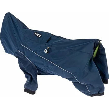 Obleček pro psa TIAKI psí overal Smurff tmavě modrá/světle zelená 35 cm