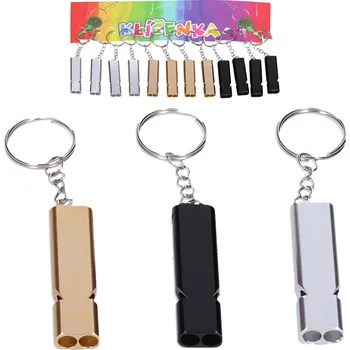 Klíčenka píšťalka dvojitá 5,6x1,5x0,8 cm