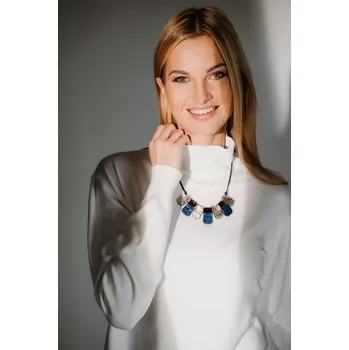 Náhrdelník Dámský šperk ESPI Modrá