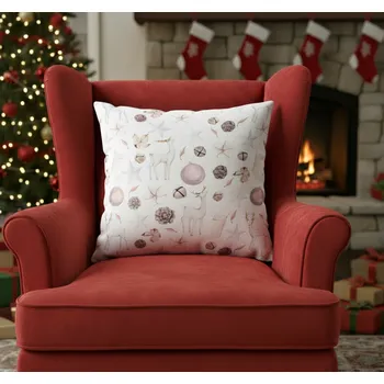 Polštář Vánoční polštář XMAS GIFT motiv B 40x40 cm Mybesthome Varianta: Povlak na polštář, 40x40 cm