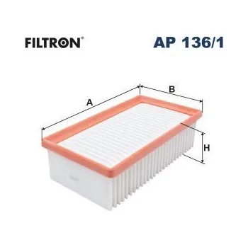 Vzduchový filtr Vzduchový filtr FILTRON AP 136/1