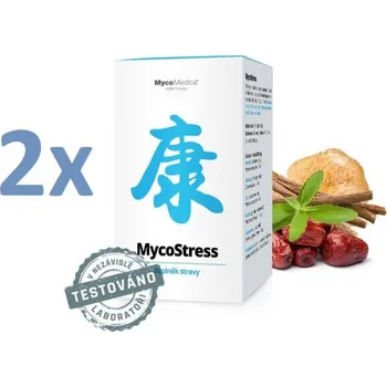 Náplast MycoMedica MycoStress 2 x 180 tablet + Sada náplastí Hartmann Cosmos s polštářkem 5 kusů