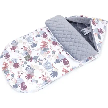 Fusak Zimní fusak Lux, Velvet, 48 x 90 cm Savana, šedá/bílá