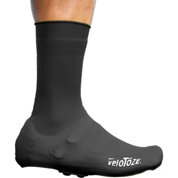 Cyklistické návleky Návleky na tretry VELOTOZE Tall Silicone Shoe Cover černé M