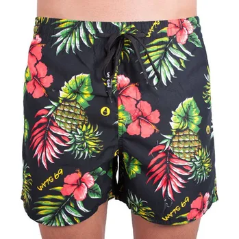 Pánské plavky Pánské plavky 69SLAM boardshort leilani black XL SEBLEB-PM - ananas ibišek Možnost vrácení zboží ZDARMA do 120 dnů!