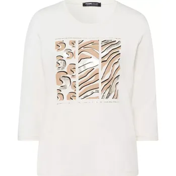 FRANK WALDER dámské triko světle béžové s potiskem