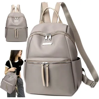 Městský batoh Camerazar Šedý elegantní dámský městský batoh prostorný