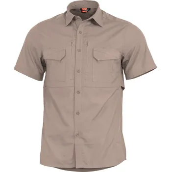 Pánská košile Pánská košile PENTAGON PLATO SHIRT SHORT K02019 KHAKI L
