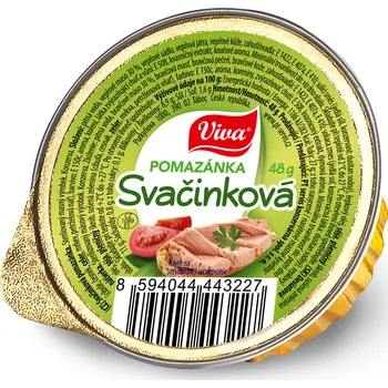 paštika a pomazánka Výhodná cena VIVA Svačinová pomazánka 48 g