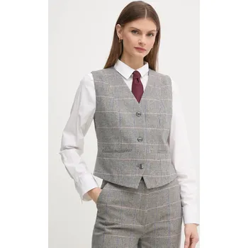 Dámská vesta Vlněná vesta Pepe Jeans FLORINA PL402520 šedá 90X, vel. S