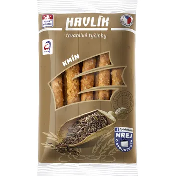 Chips CZ distribuce HAVLÍK Tyčinky kmínové trvanlivé 90 g