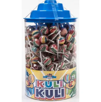 Bonbon CZ distribuce HORS Lízátko Kuli kuli kulaté 230 x 8 g dóza