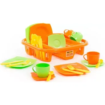 Dětská kuchyňka Wader Toys W004205 kávová sada Alice s odkapávačem 30 cm