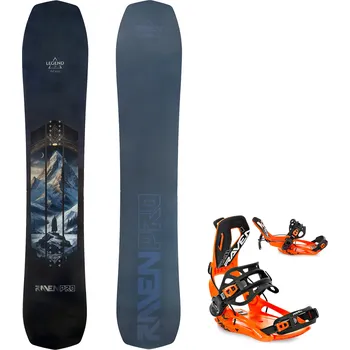 Snowboard Snowboard komplet Raven PRO Legend + vázání RAVEN Fastec FT360 Orange Velikost: 154 cm, Velikost vázání: S