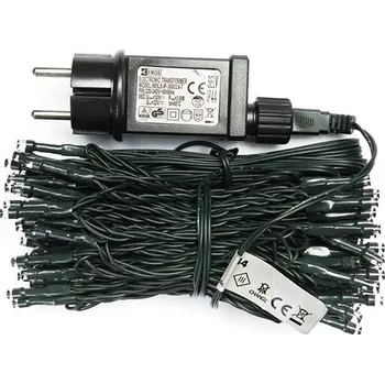 Vánoční dekorace LAALU Světelný řetěz LED - barevný, 18 m