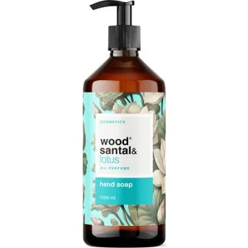 Mýdlo Wood Santal & Lotus tekuté mýdlo na ruce 1 l, dávkovač