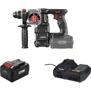 Pneumatické kladivo PARKSIDE PERFORMANCE® Aku kombinované kladivo PKHAP 20-Li A1, Smart 8 Ah