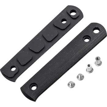 Böker Manufaktur Solingen BFF Packlite Handle Scales Canvas Micarta Black Smooth 190681