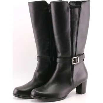 Dámská obuv BARTON Damská zimní kožená kozačka české výroby DZ 13120 černá 41