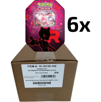 Společenská hra Pokémon Company Team Rocket Tin Sealed Case