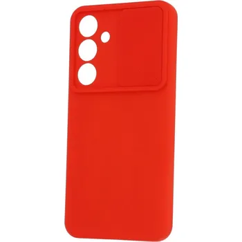 Pouzdro na mobilní telefon Zadní kryt Camshield Soft pro Samsung S24 FE červený