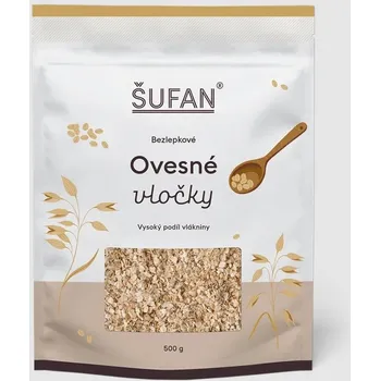Cukrovinka Šufan Bezlepkové Ovesné vločky 500 g