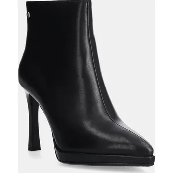 Dámské kozačky Kožené kotníkové boty GOE OO2N4208.BLACK černá 99X, EUR 40