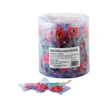 Bonbon CZ distribuce Lízátka Srdíčka s ovocnou příchutí 125 x 8 g
