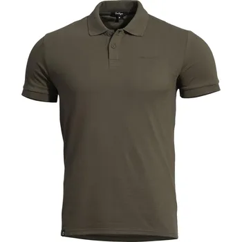 Pánské tričko Pánské triko s límečkem PENTAGON MOTH PIQUET POLO SHIRT K09047 BROWN GREY XXXL