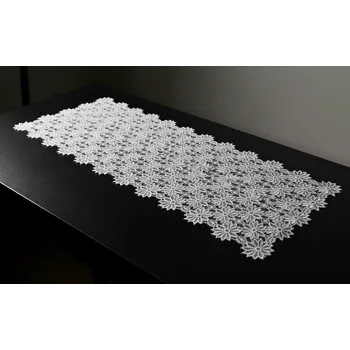 ubrus Žakárový ubrus - běhoun NICKSON různé rozměry bílá MyBestHome Rozměr: 105x45 cm