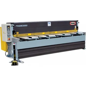 Nůžky na plech PRGM-H-3060 x 2 mm Tabulové elektromechanické nůžky na plech