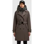 Khujo zimní stylový kabát Gora hnědo/zelený Velikost: L