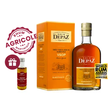 Víno Depaz VSOP Réserve Spéciale, Martinique 0,7l + dárek