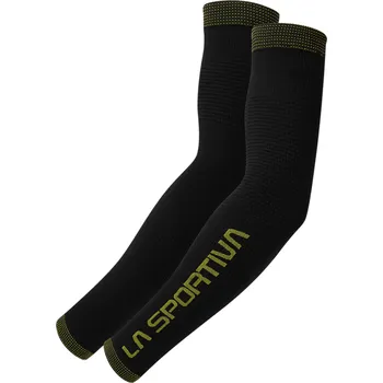 Cyklistické návleky La Sportiva hřejivé návleky na ruce Trace - černá/žlutá Velikost: L/XL