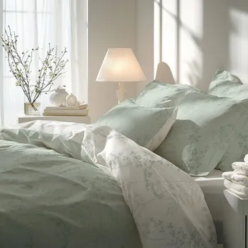 Povlečení Flanelové povlečení Isabel Salbei 70x90 + 140x200 cm