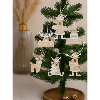 Vánoční dekorace Sinsay - Vánoční ozdoby na stromek 6 ks - vícebarevná - 250GT-MLC - 250GT-MLC-ONE-1