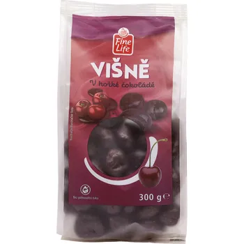 Čokoláda Výhodná cena Višně v hořké čokoládě 300 g