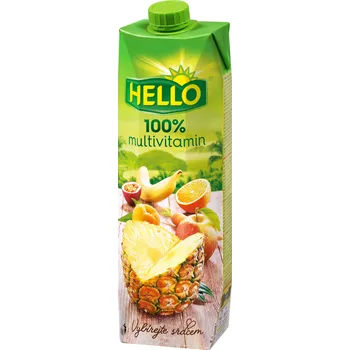 CZ distribuce HELLO Multivitamin 100 % džus 12 x 1 l