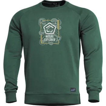 Pánská mikina Mikina PENTAGON HAWK SWEATER NATURE EXPLORER K09019 SPRINGBOK GREEN XL