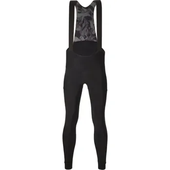 Cyklistické kalhoty SANTINI Cyklistické kalhoty dlouhé s laclem - GRAVEL - černá