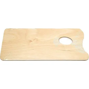 Paleta na barvy Koh-i-noor Dřevená malá paletka 25 × 13 cm