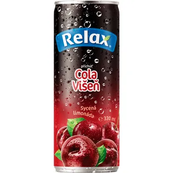 CZ distribuce Relax Cola višeň 12 x 330 ml plech