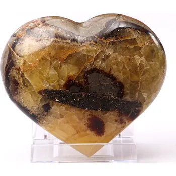 Drahý kámen Magieprirody.cz Srdce Septárie 94 x 84 mm 335 g přírodní kámen #D381