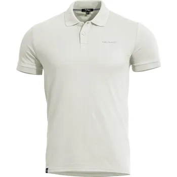 Pánské triko s límečkem PENTAGON MOTH PIQUET POLO SHIRT K09047 WHITE XL