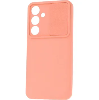 Pouzdro na mobilní telefon Zadní kryt Camshield Soft pro Samsung S24 FE lososový